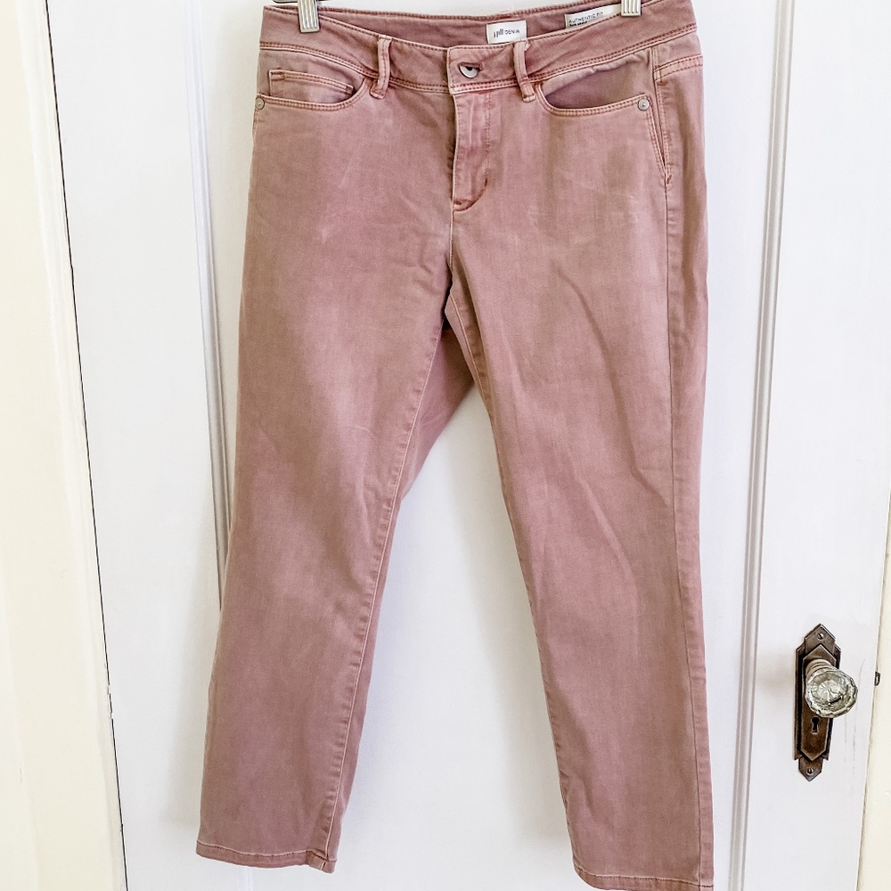 J. Jill Authentic Fit Slim Ankle Jeans Stretch Rose Women’s Mid Rise Size 6P